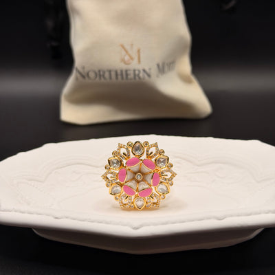 Rose Petal Cocktail Ring