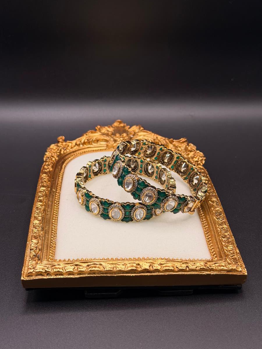 Meenakari Hara Bangle