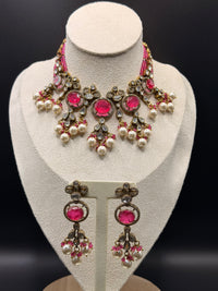 Pink Blossom Pearl Necklace