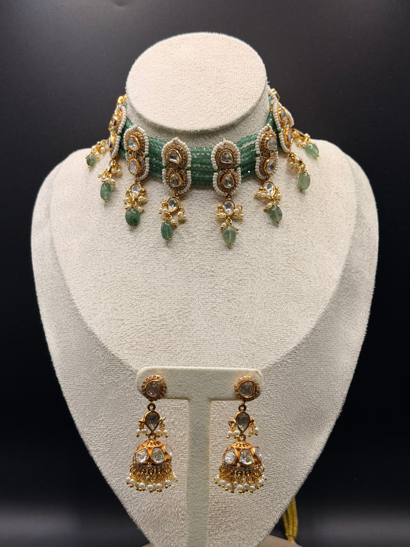 Panna Moti Choker Set - Image 2