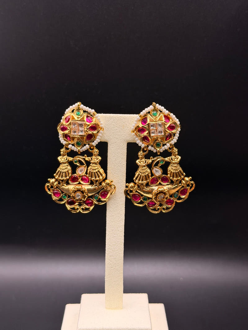 Temple Moti Choker Set - Image 3