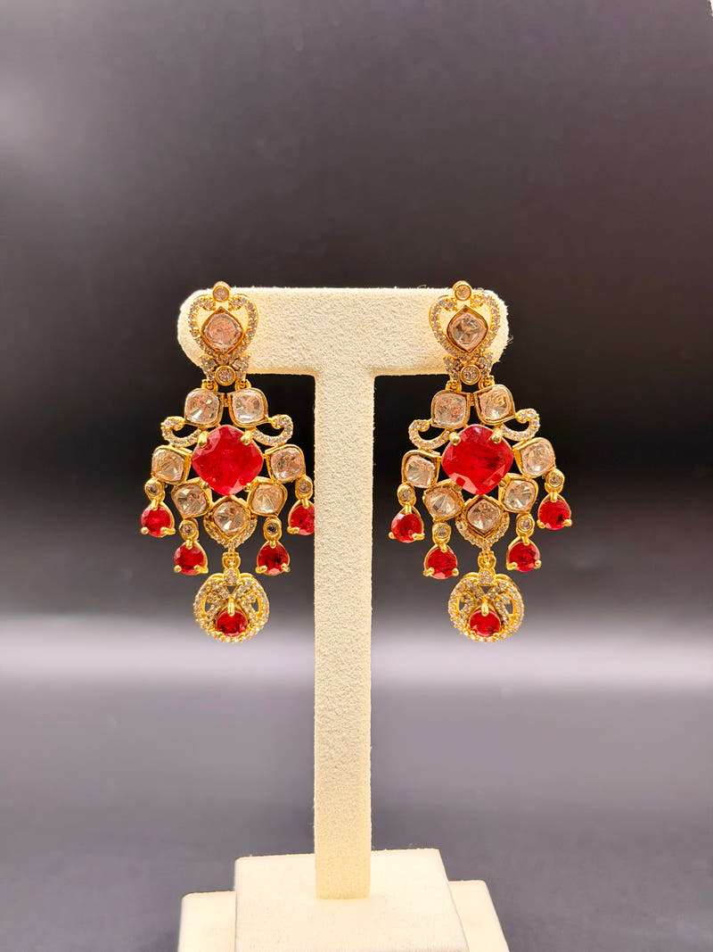 Laal Moti Choker Set - Image 3