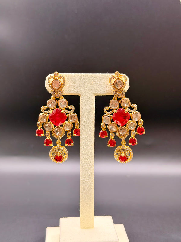 Laal Moti Choker Set