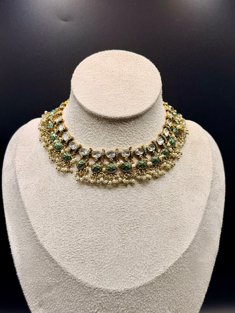 Meenakari Moti Cluster Set - Image 1