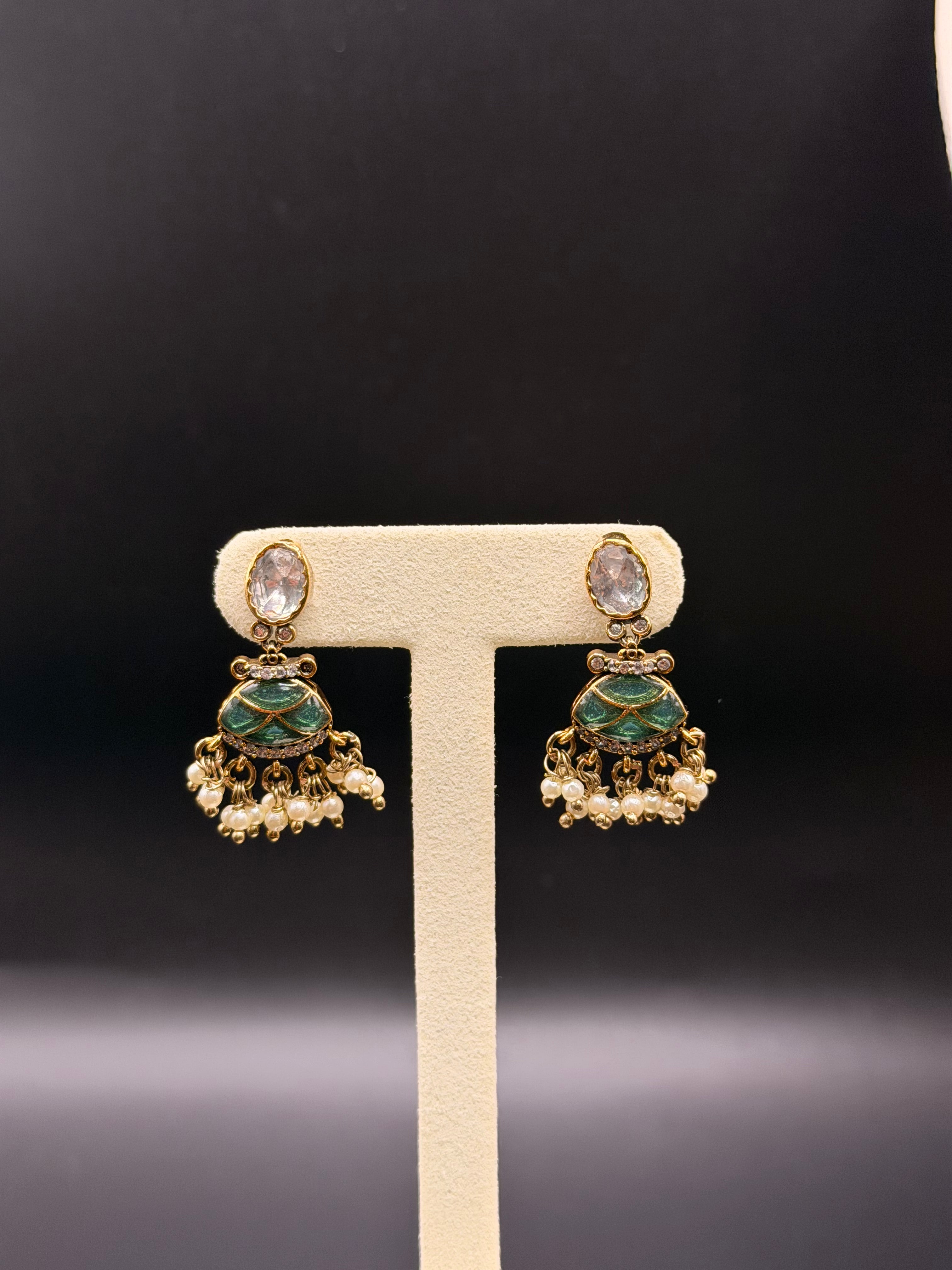 Meenakari Moti Cluster Set - Image 3
