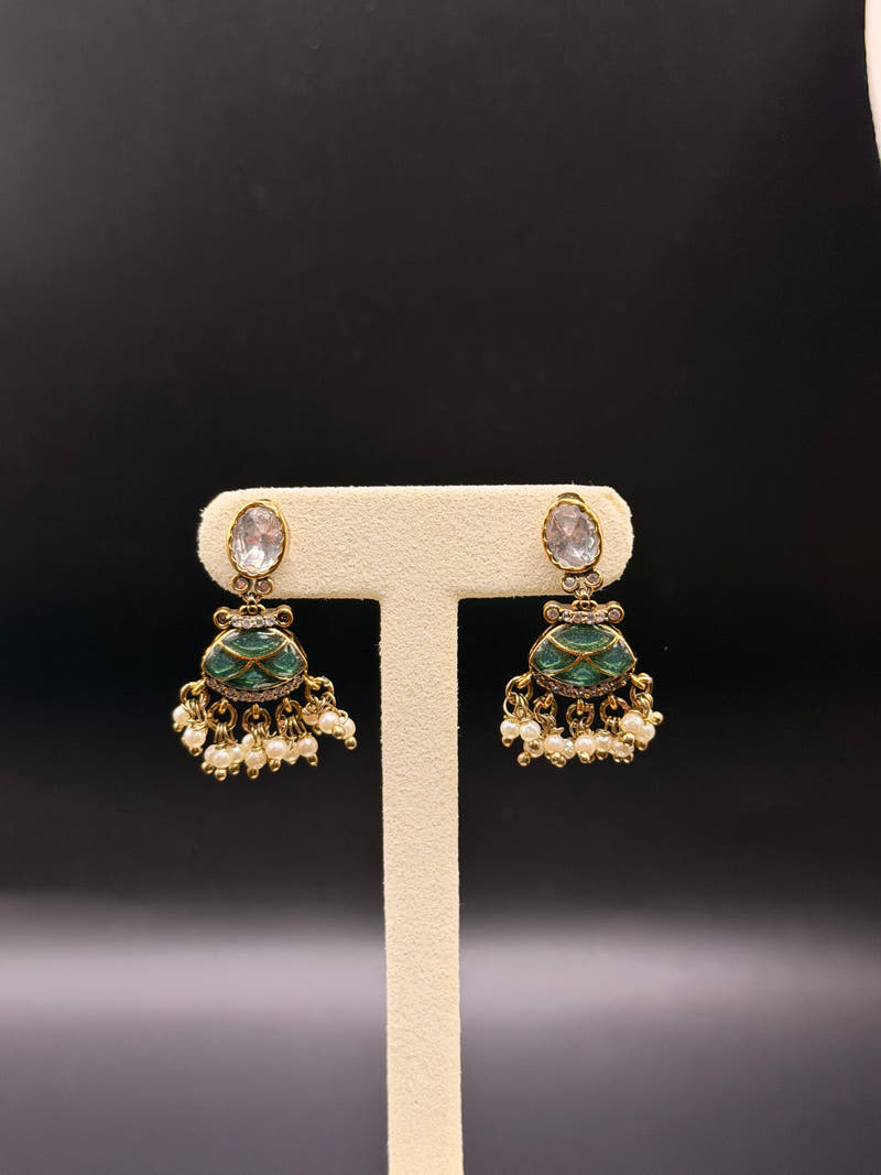 Meenakari Moti Cluster Set - Image 3