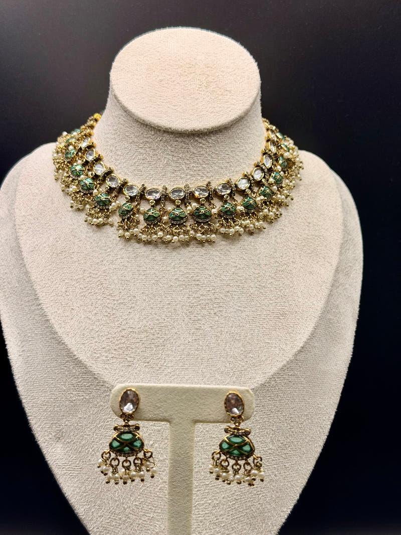 Meenakari Moti Cluster Set - Image 2