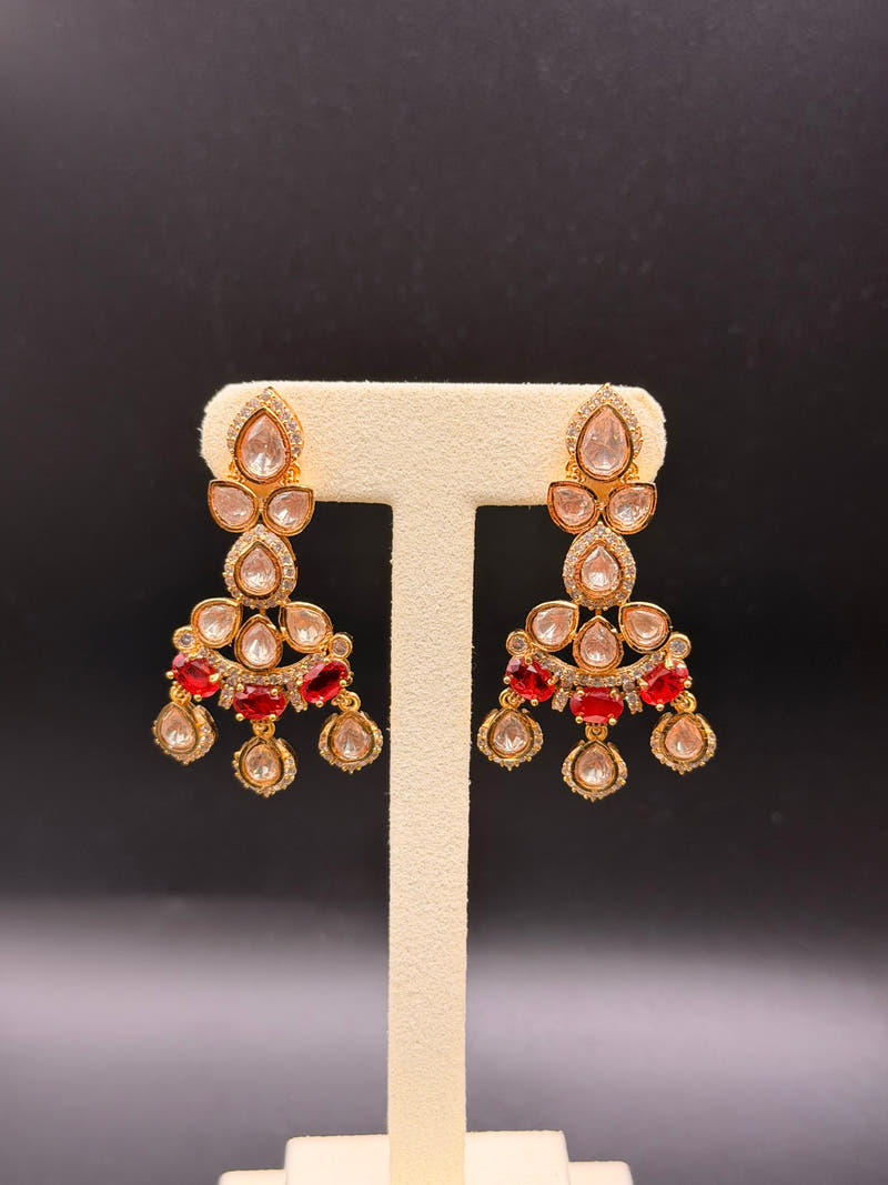 Ruby Moti Moissanite Set - Image 3