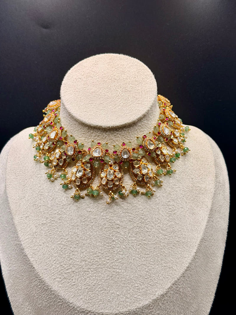 Zarnab Polki Choker Set - Image 1