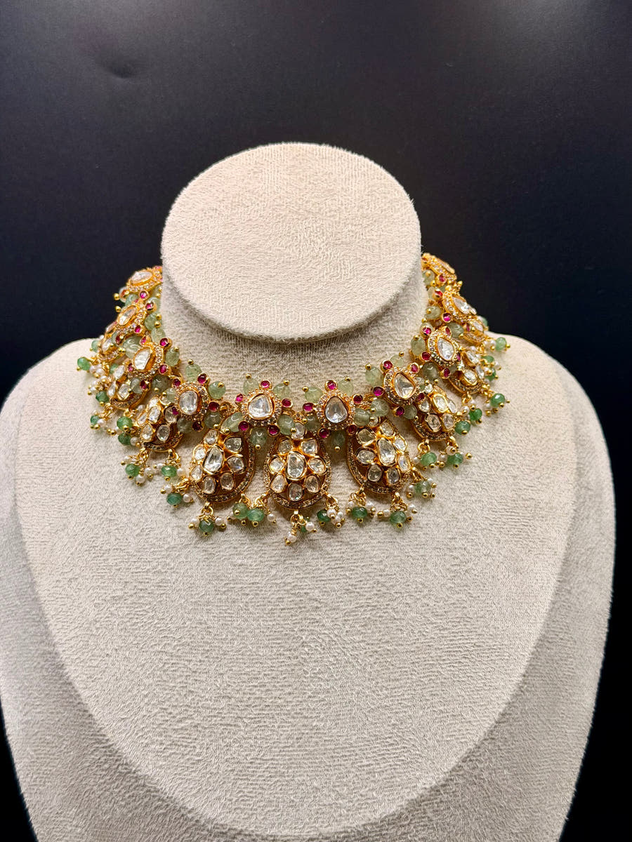 Zarnab Polki Choker Set