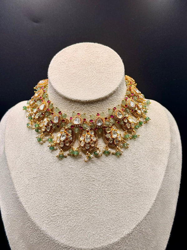 Zarnab Polki Choker Set