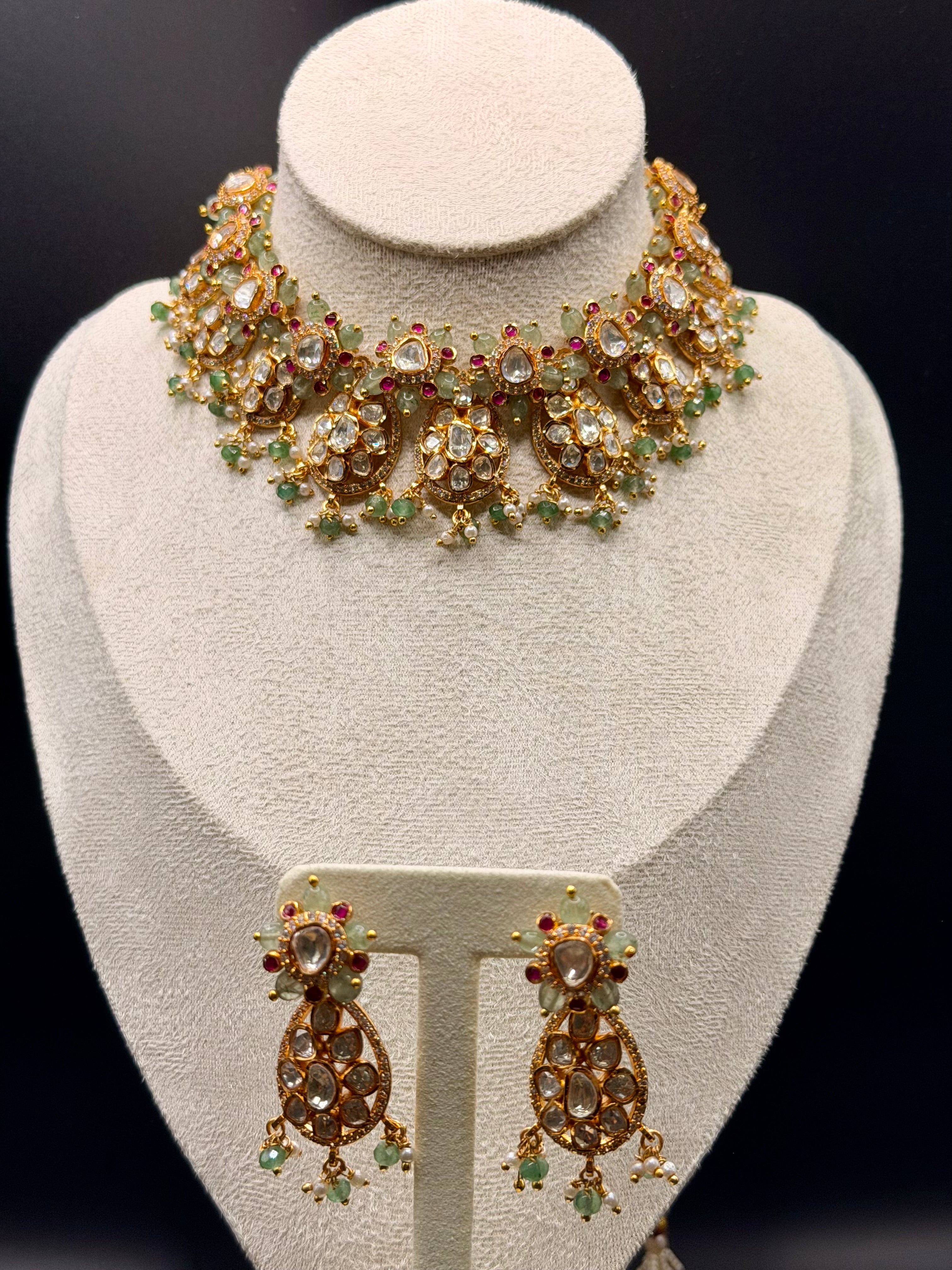 Zarnab Polki Choker Set - Image 2