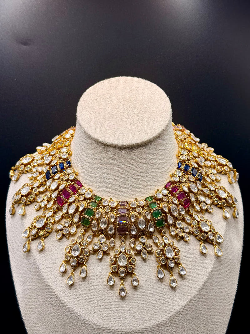 Navrang Polki Choker Set - Image 1