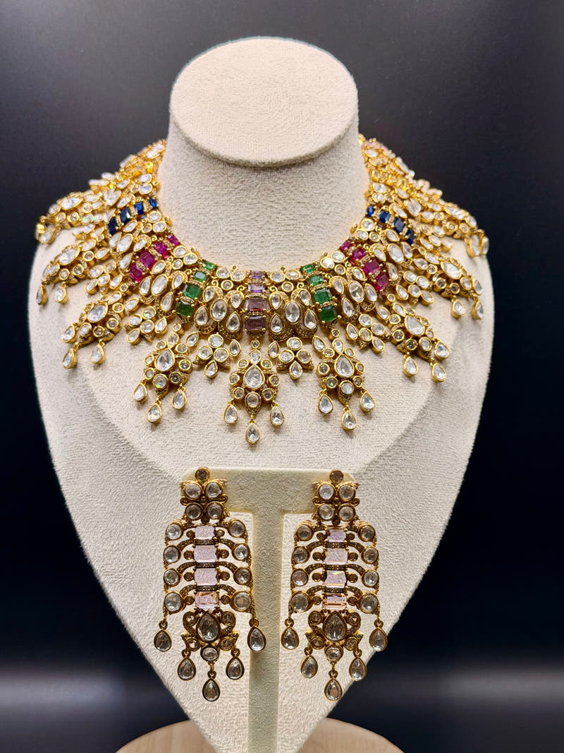 Navrang Polki Choker Set - Image 2