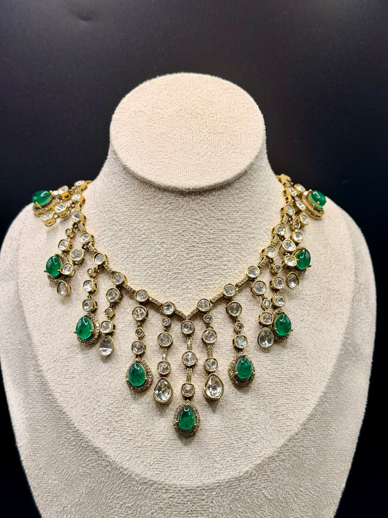 Green Tassel Necklace - Image 1