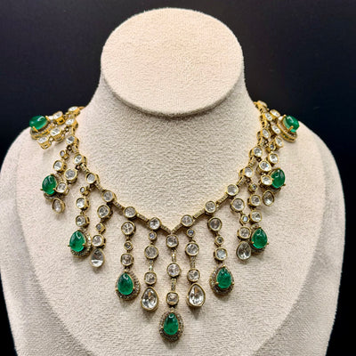 Green Tassel Necklace