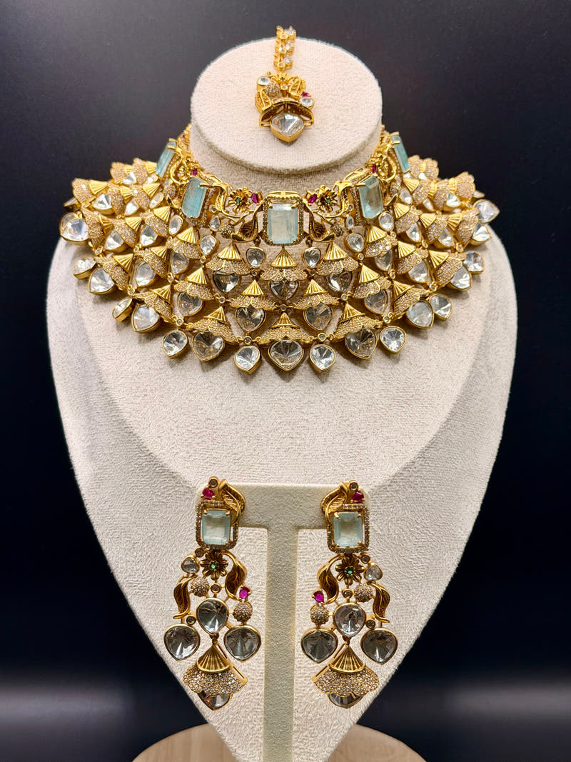Roohani Polki Bridal Set - Image 2
